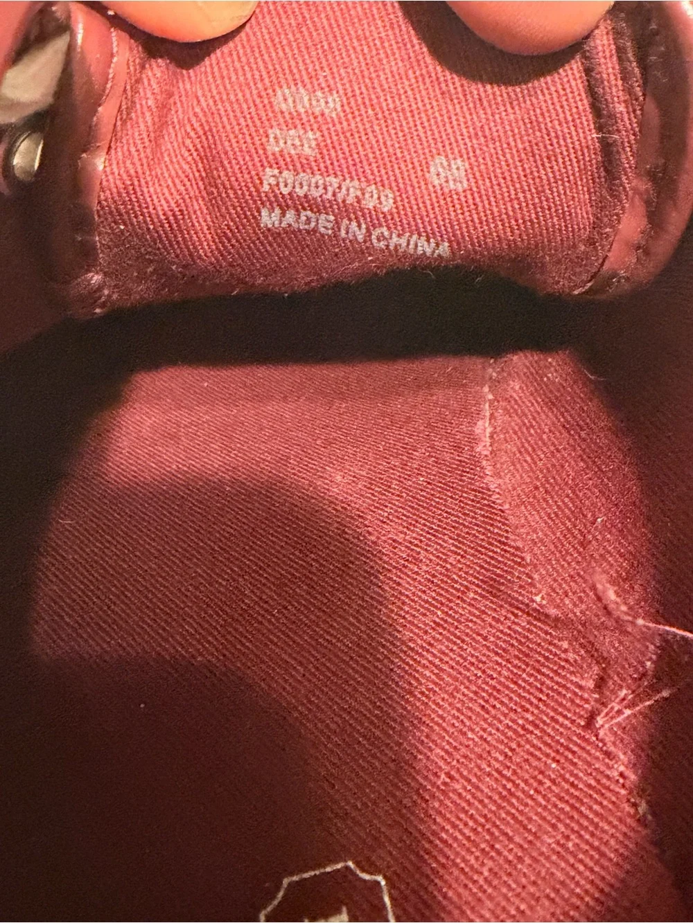 Coach Women's Burgundy Signature Canvas Sneakers with White Laces